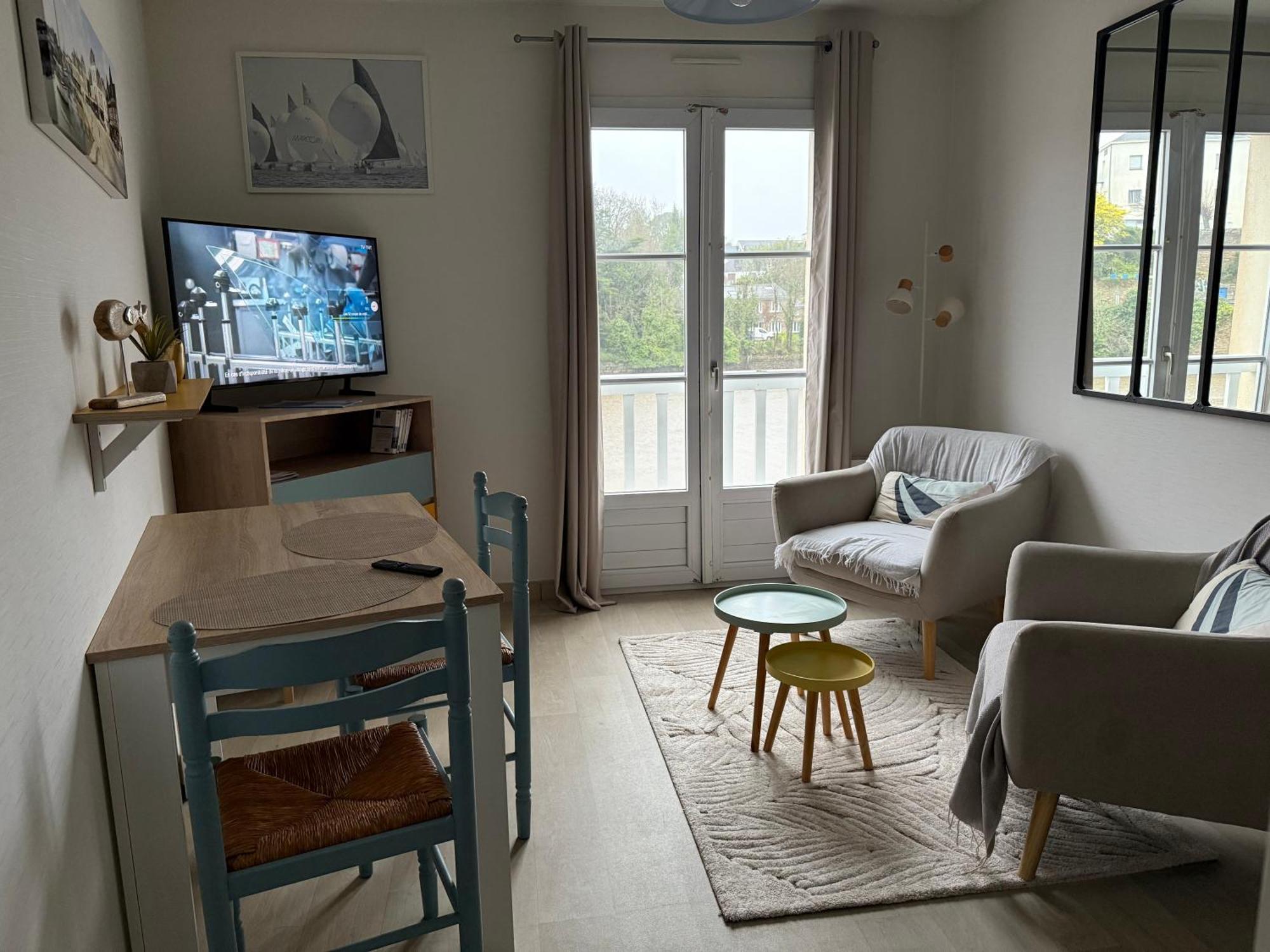 Appartement T2 Vue Sur La Riviere Avec Garage Privatif - Port De Saint-Goustan Оре Экстерьер фото